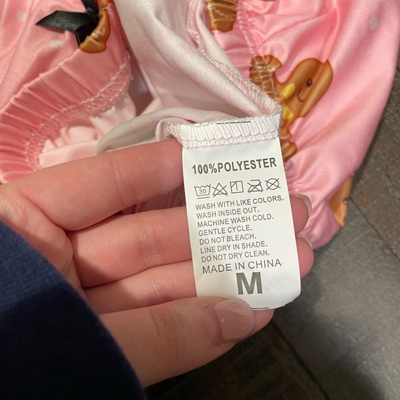 Pink Gingerbread Pajama Set - Picture 4 of 5